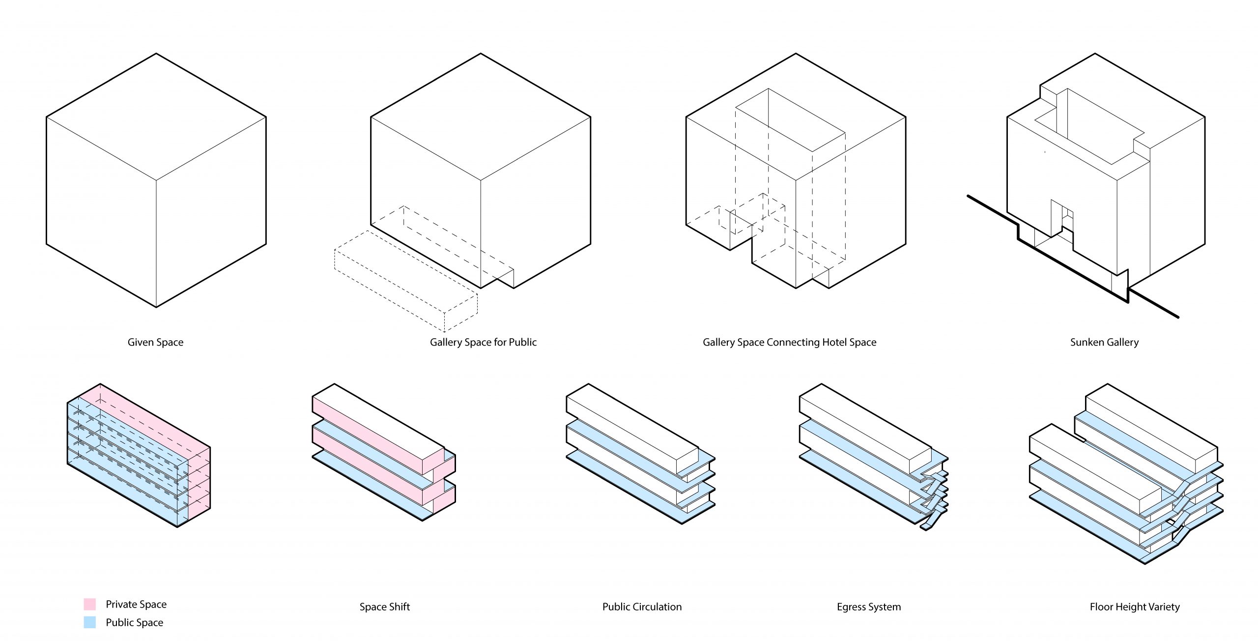 Building massing diagrams