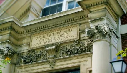 motto on Architecture Building