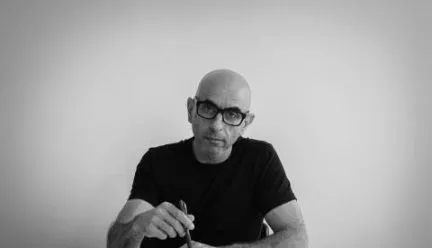 black and white headshot of nader tehrani 