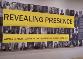 image of women's symposium exhibit titled