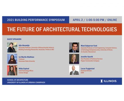 Building Performance Symposium: The Future of Architectural Technologies poster 