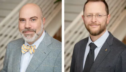 Headshots of Drs. Bross and Johnson 