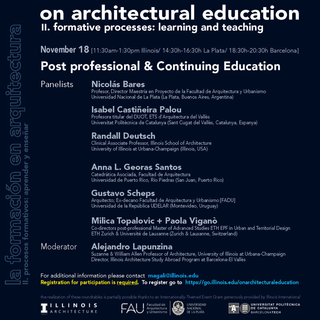 continuing education panel poster
