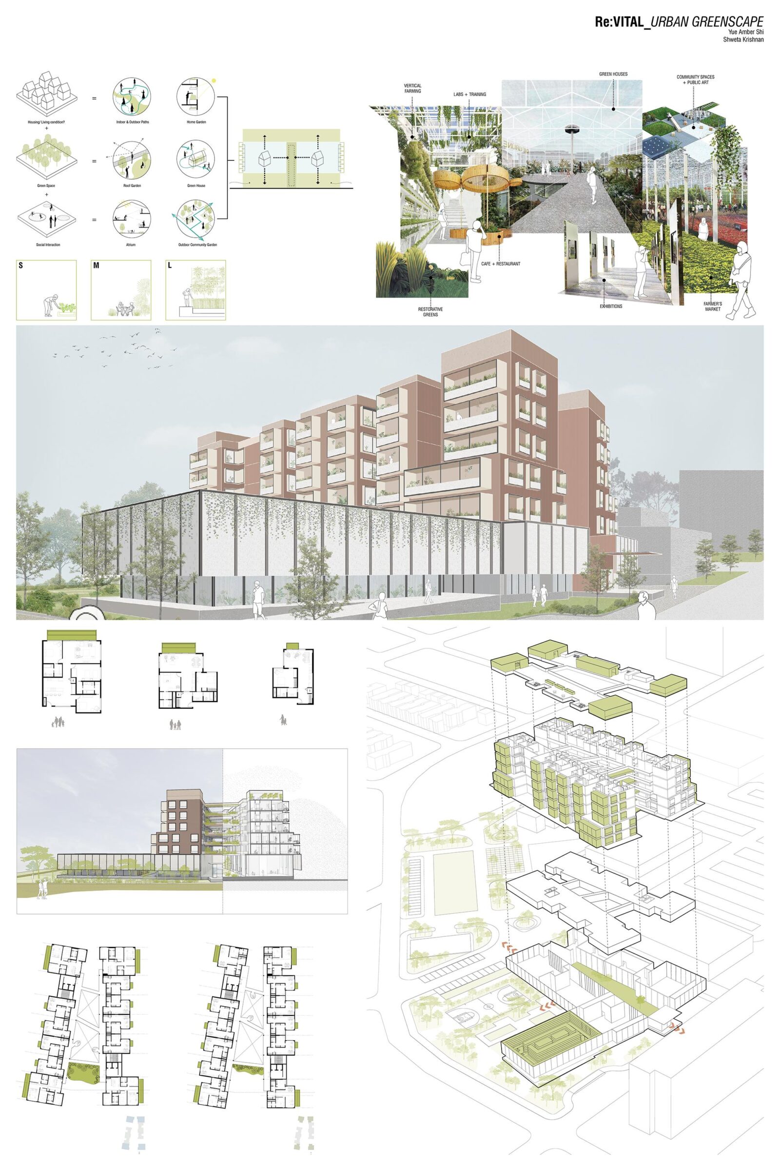 board with building design drawings 