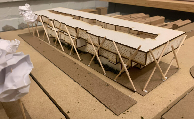 chipboard model photograph