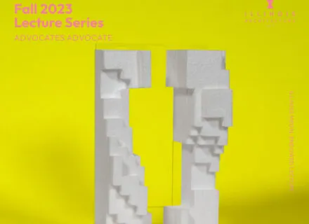 Hanrahan lecture poster in yellow