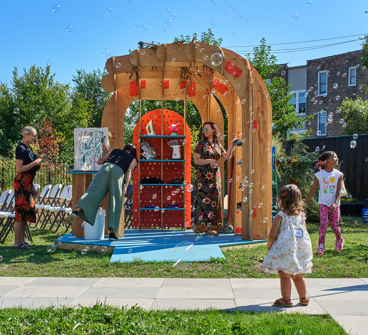 sukkah installation by could be design 