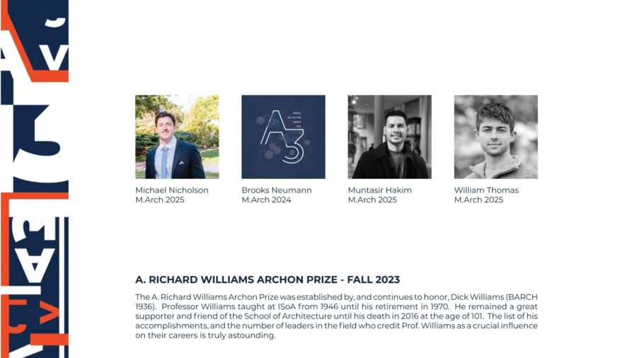 ARCHON prize winners fall 2023