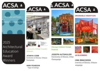 a list of 2025 architectural education award winners