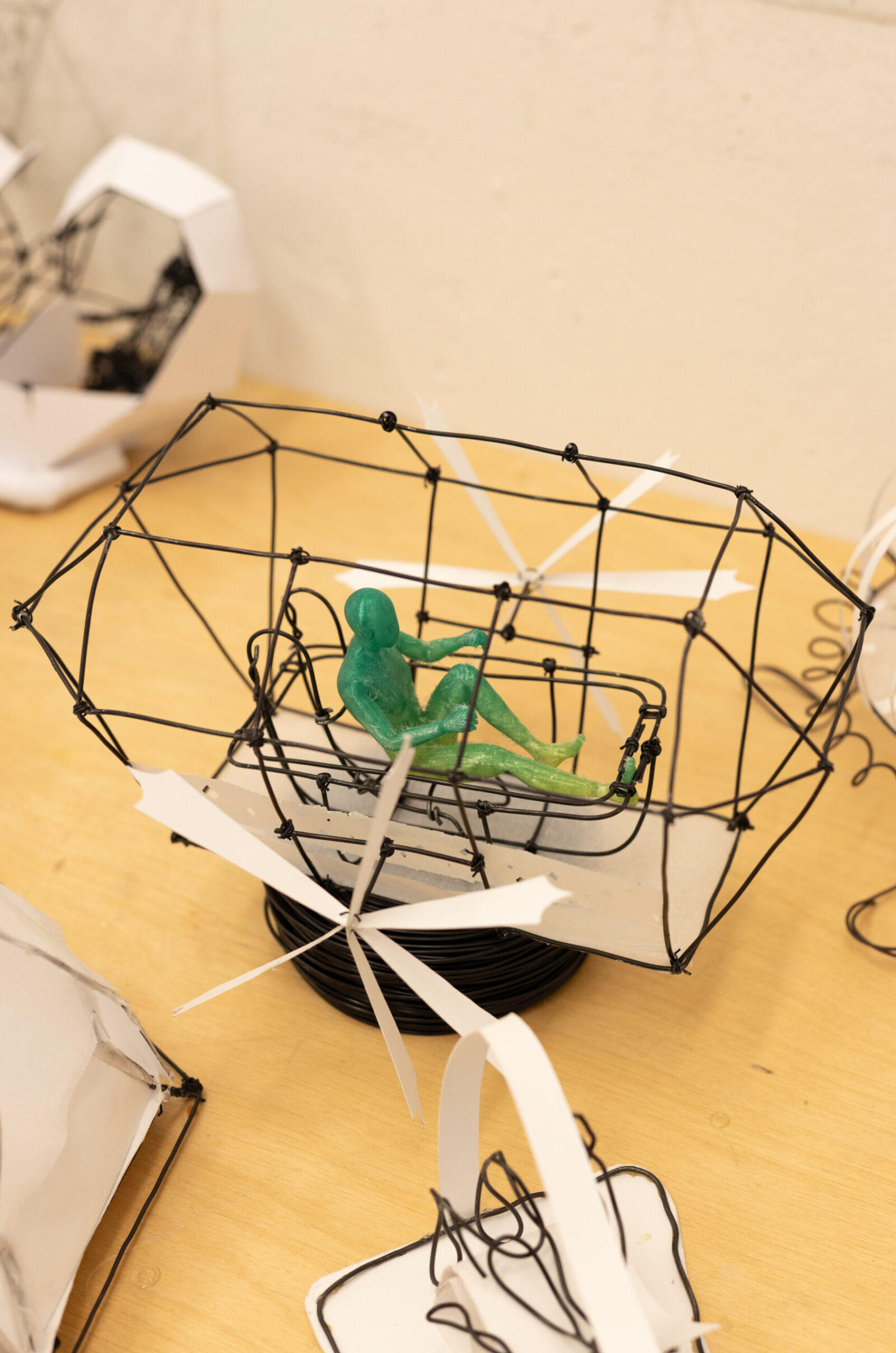 futuristic car created by the first year arch students