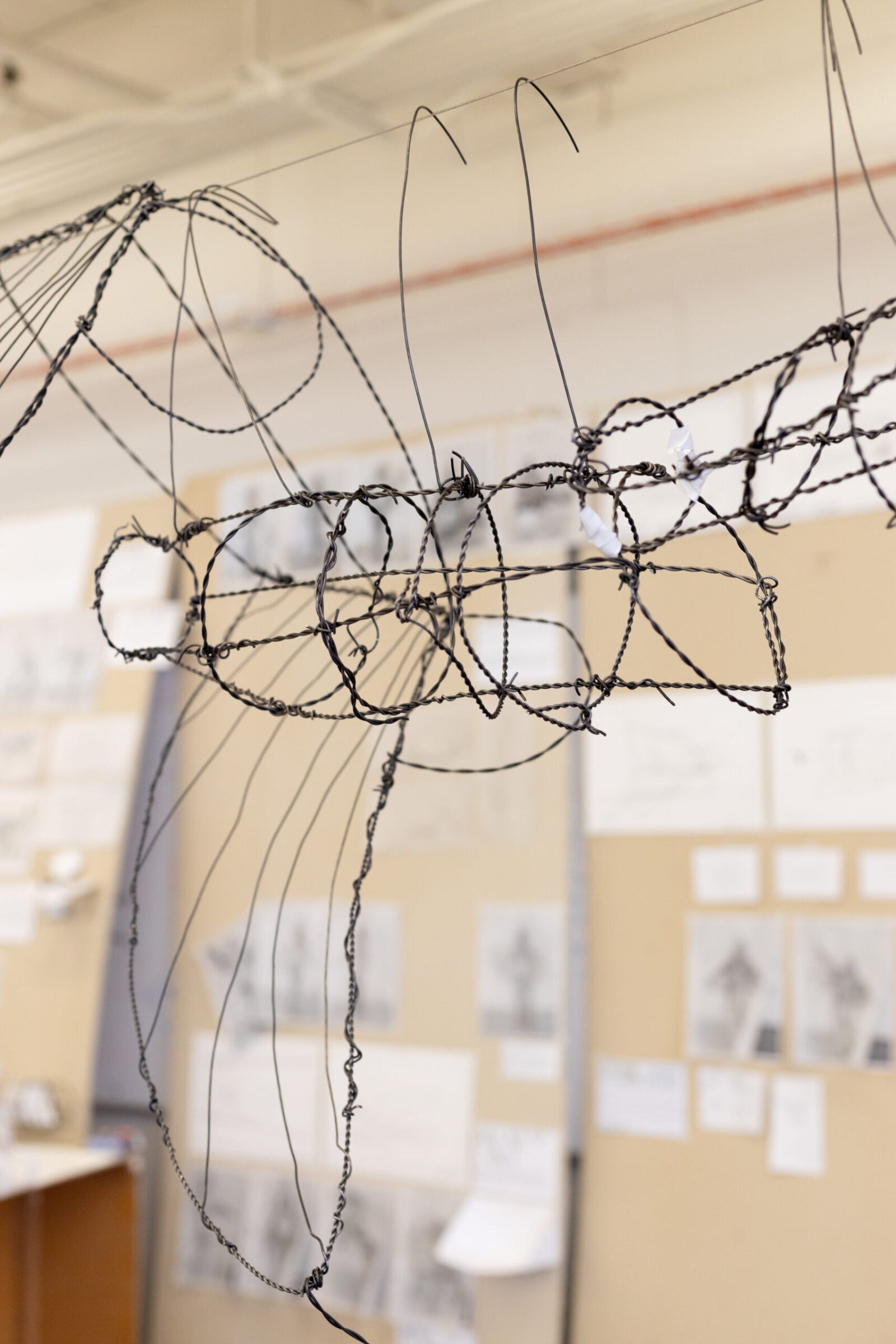 physical creation of the first year arch students