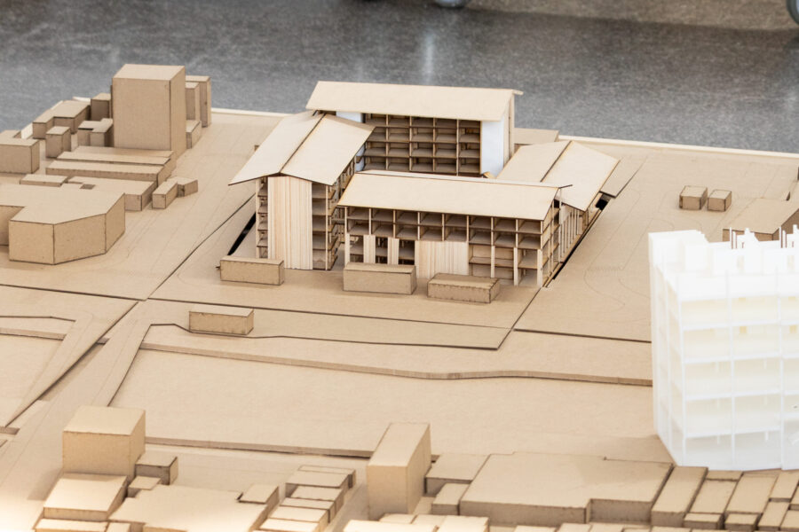 a model of a building