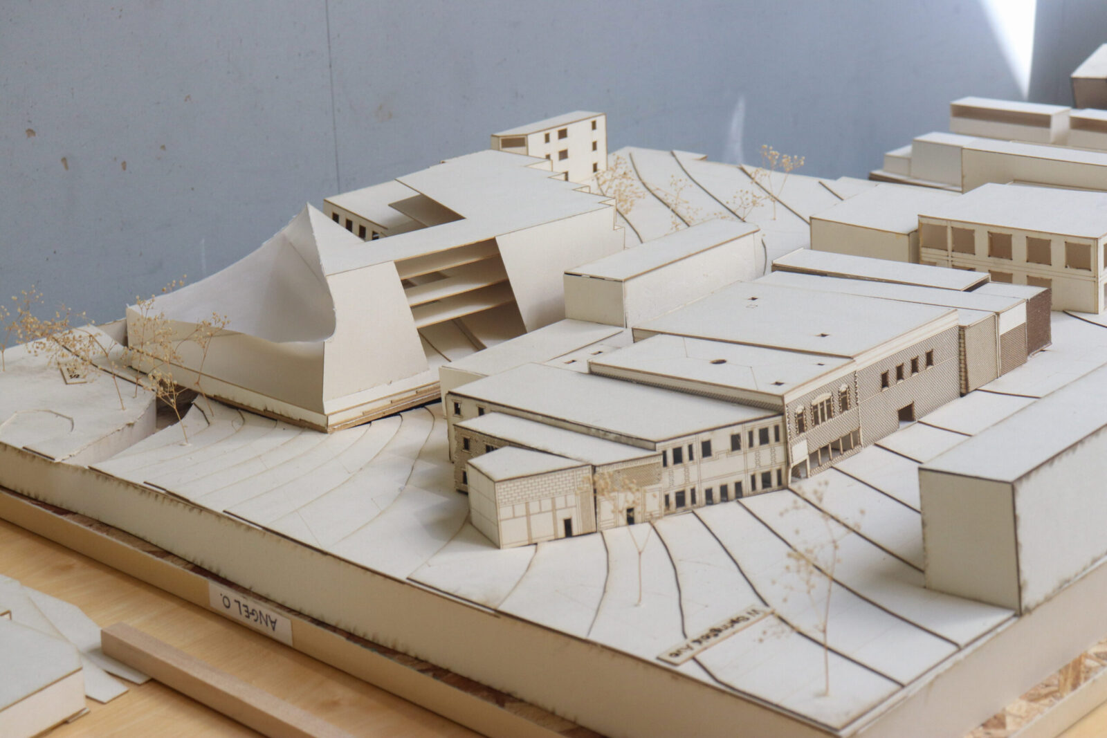 a model of a building