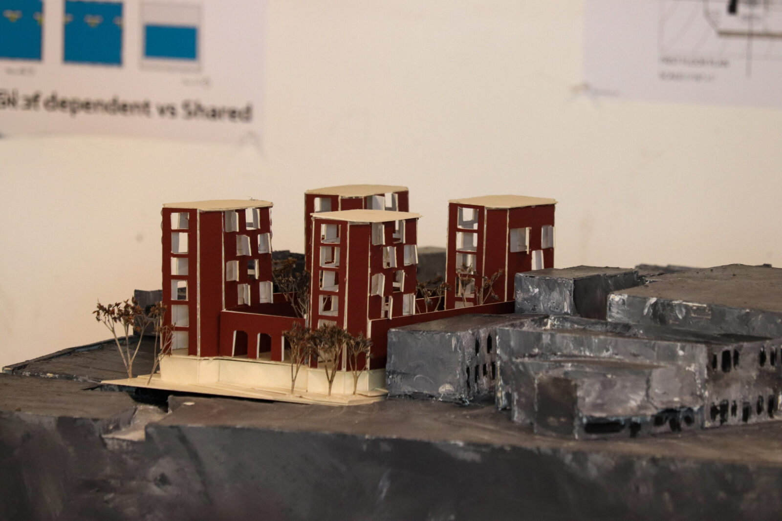 a model of a building