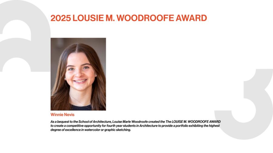 The Louise M. Woodroofe Award winner - Winnie Nevis