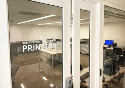 TBH21 Print Lab Entrance