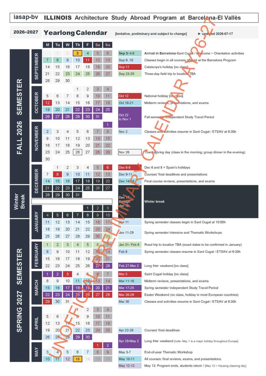 Academic Calendar 2026-2027