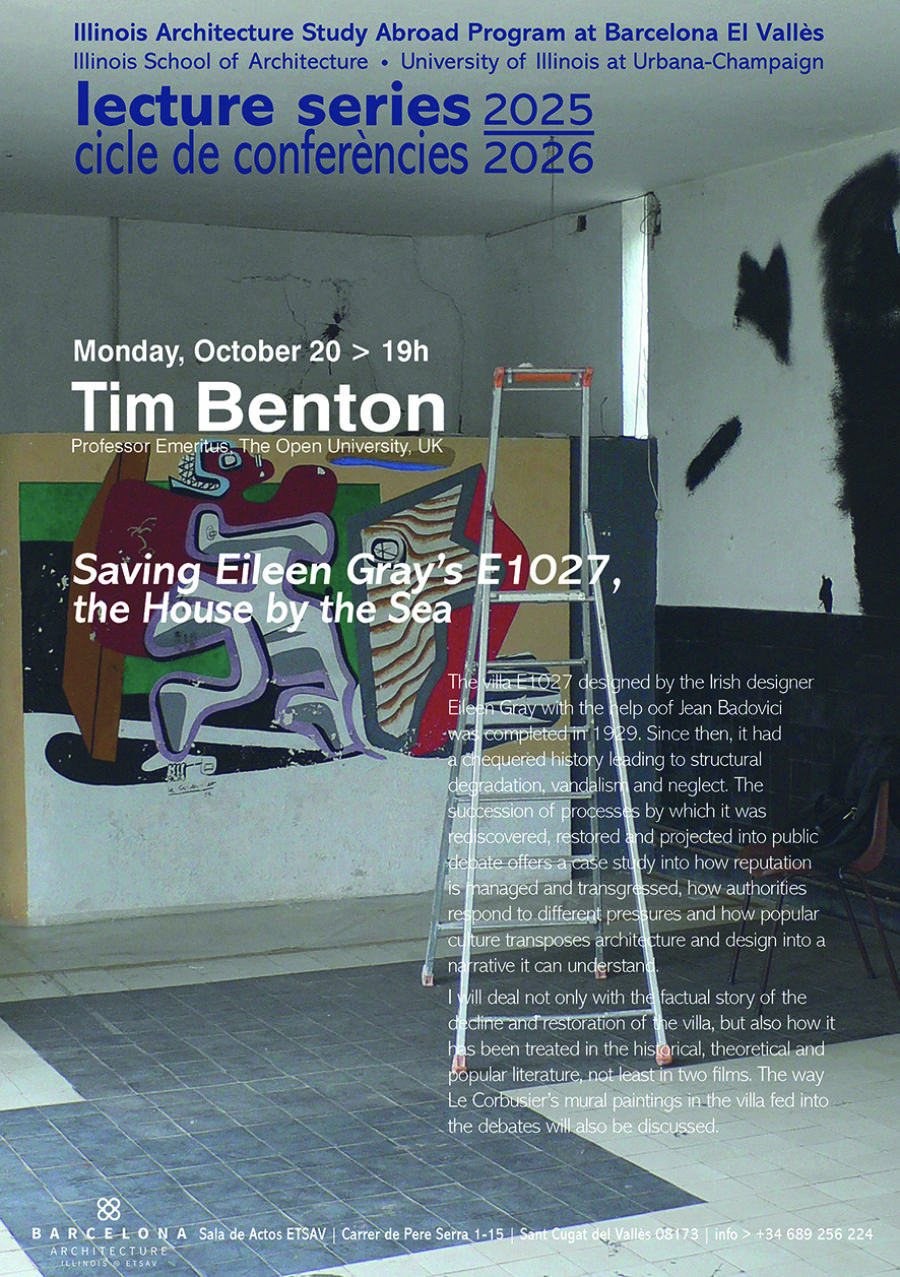 Tim Benton Lecture Series 2025 poster