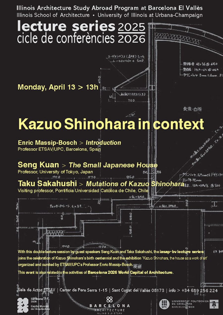 Kazuo Shinohara in context lecture series 2025