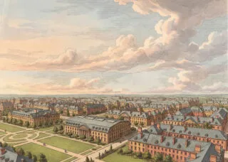 aerial of fourth and peabody