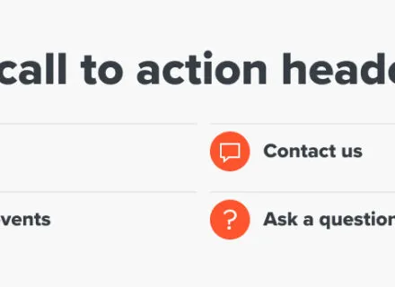 Jumbo call to action example.