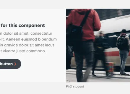 An example of a topic block component.