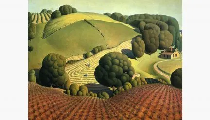 Young Corn by Grant Wood