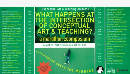 What Happens at the Intersection of Conceptual Art and Teaching? Schedule