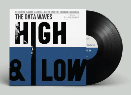 Looking up through spring trees into an early evening sky with a few clouds