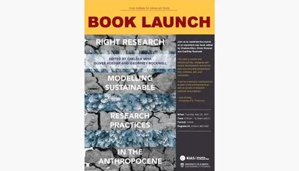 Book launch flier