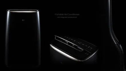 Rendering of industrial designs in black on black