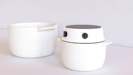 Photo of model of rice cooker