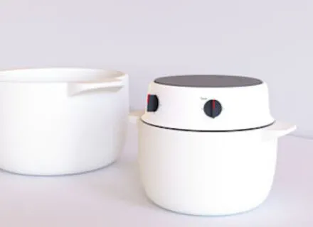 Photo of model of rice cooker