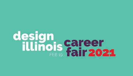 Design Illinois Career Fair 2021 graphic