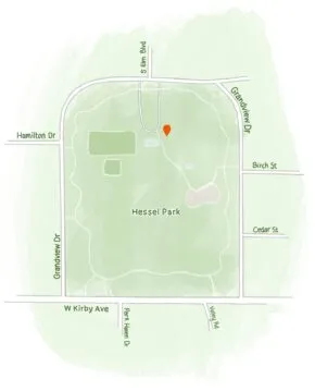 Map of Hessel Park