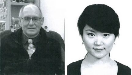 Head shots of Craig Vogel and Cecilia Wang