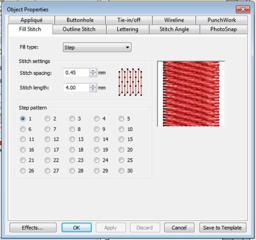 Fill Types