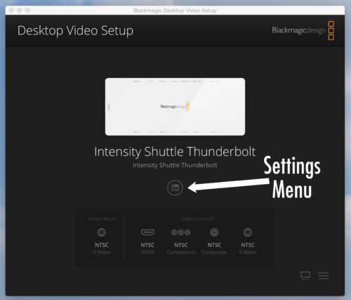 BlackMagic Desktop Video App