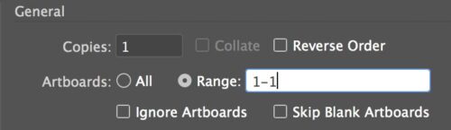 Select Artboard Page Range