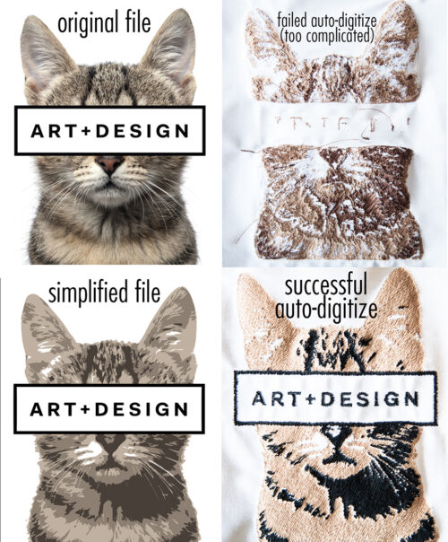 Raster Auto-Digitizing Cat Examples