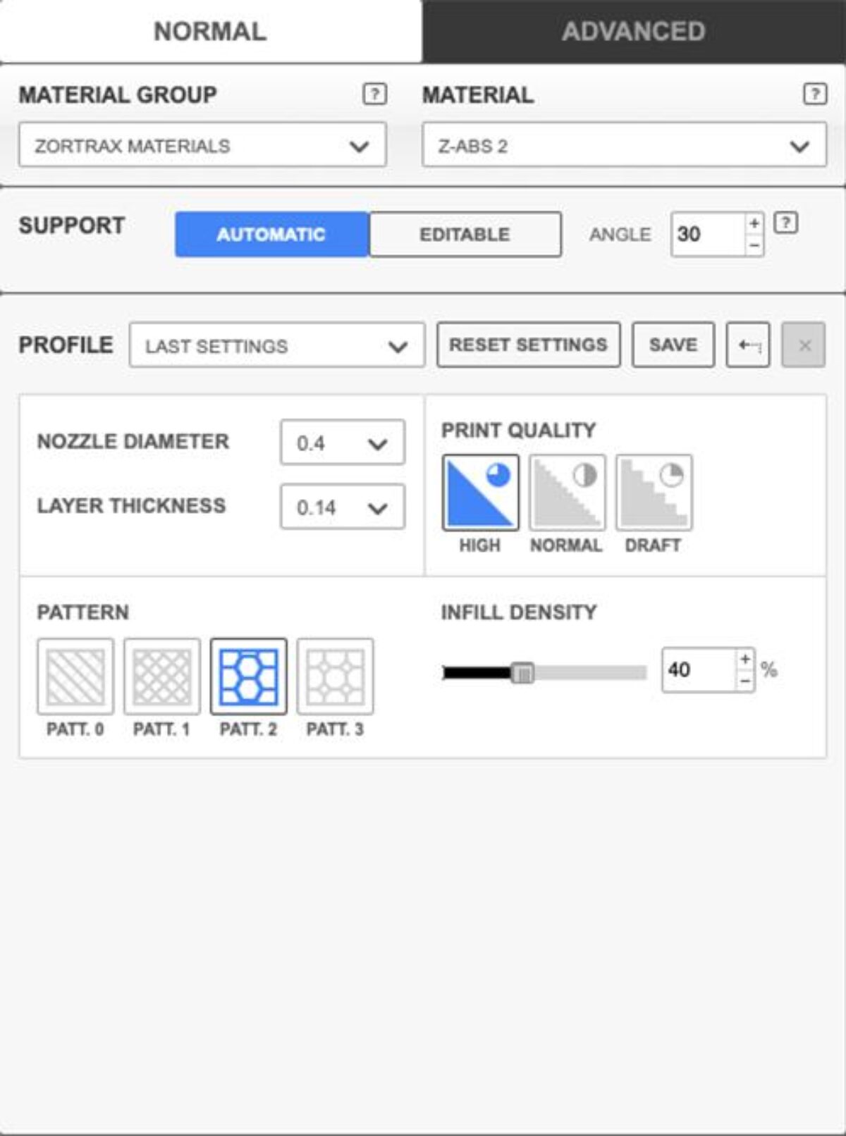 Print Settings