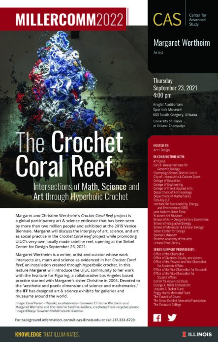 Flyer for Margaret Wertheim lecture