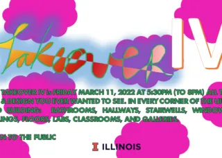 purple flyer for TAKEOVER IV