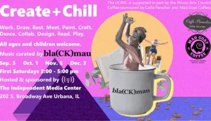 flyer for Create + Chill