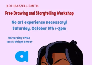 poster for Drawing and Storytelling workshop