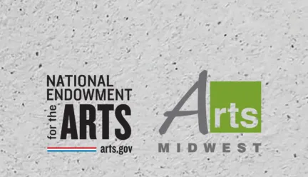 national endowment for the arts and Arts Midwest logos