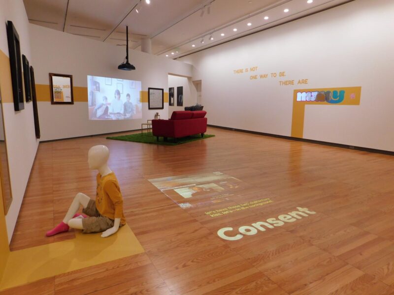 Installation view of MFA Thesis Exhibition