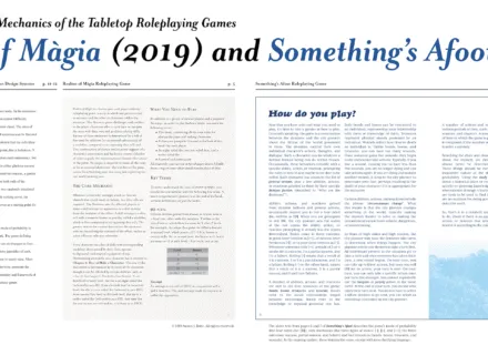 text desscribing a role playing game