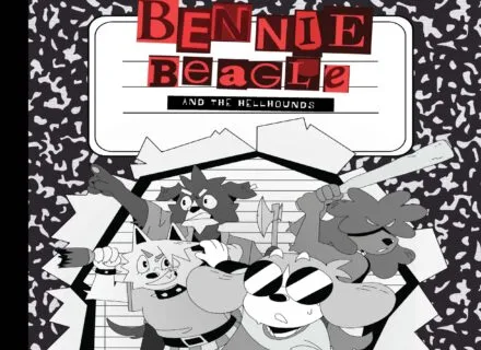 an illustration of a beagle superhero