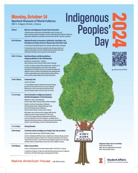 poster of Indigenous Peoples' Day 2024 Events 